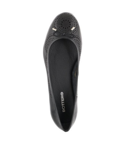 Bottero Czarne 307003 Preto (BO36-b) ballerinas