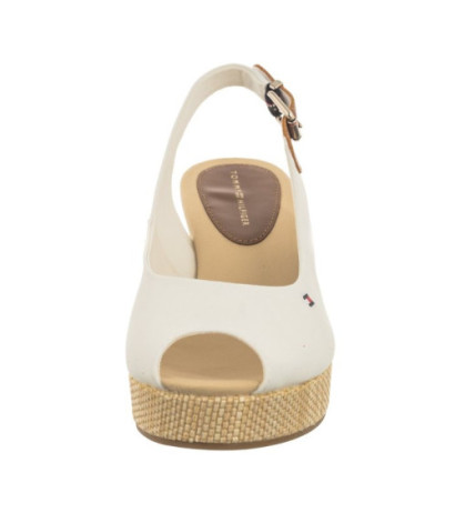 Tommy Hilfiger Iconic Elba Sling Back Wedge FW0FW04788 YBL Ecru (TH122-f) batai