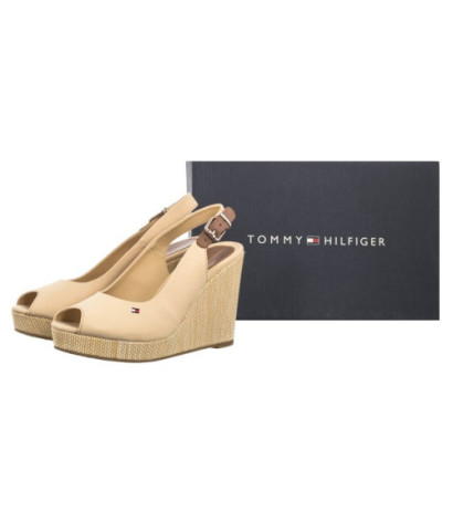 Tommy Hilfiger Iconic Elena Sling Back Wedge FW0FW04789 ACR Harvest Wheat (TH126-e) kurpes
