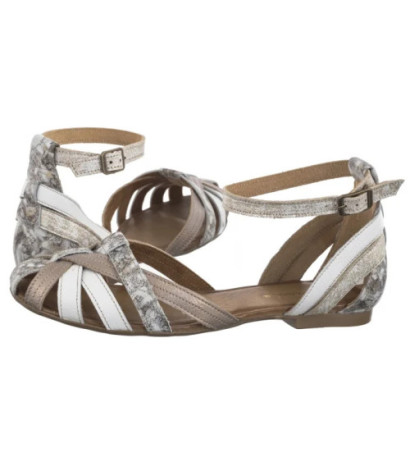 Maciejka Złoto-Białe 01924-48/00-5 (MA600-j) sandales