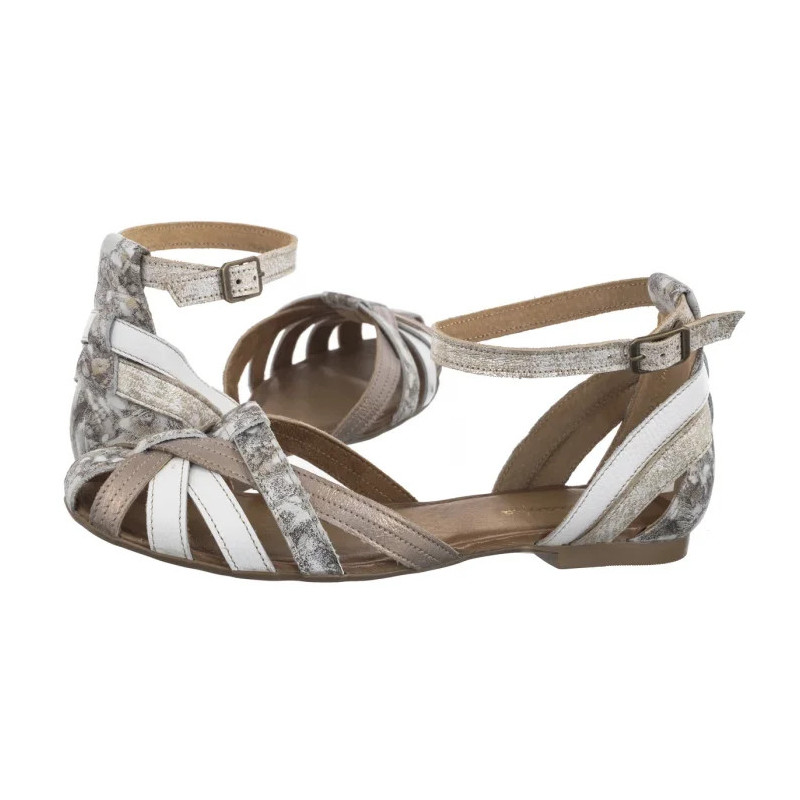 Maciejka Złoto-Białe 01924-48/00-5 (MA600-j) sandalai