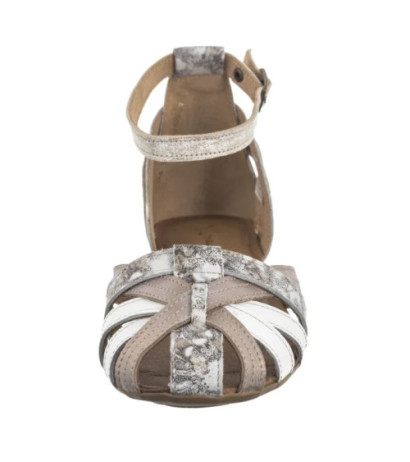 Maciejka Złoto-Białe 01924-48/00-5 (MA600-j) sandals