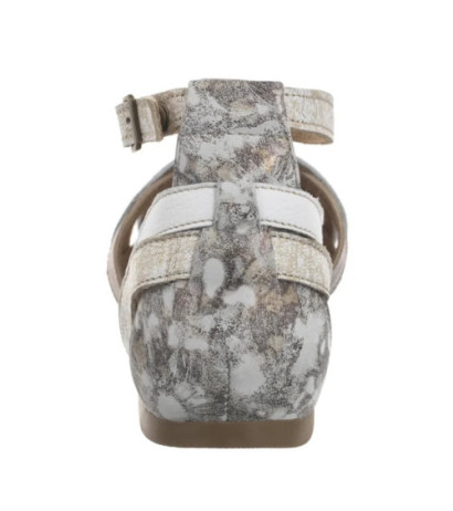 Maciejka Złoto-Białe 01924-48/00-5 (MA600-j) sandals