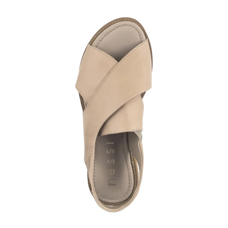 Nessi Beżowe 19560 119 (NE186-d) sandals