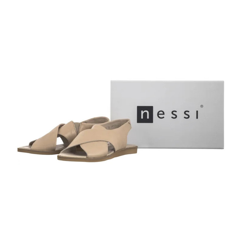 Nessi Beżowe 19560 119 (NE186-d) sandalai
