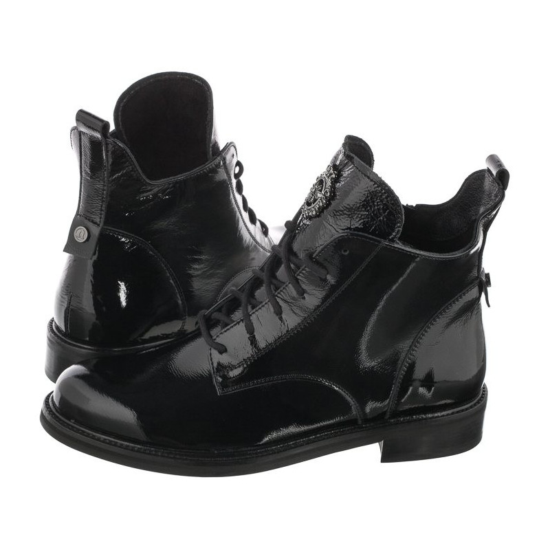 Nessi Czarne Lakierowane 62819 711 (NE194-a) batai