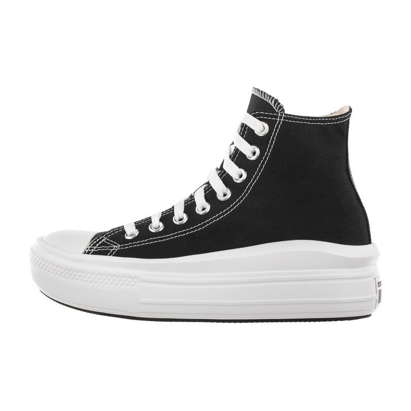 Converse CT All Star Move Hi Black/Natural Ivory/White 568497C (CO448-a) kingad