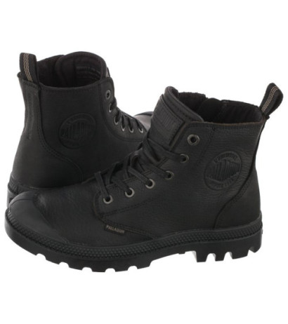 Palladium Pampa Zip Lth Ess Black 76888-008-M (PA64-a) zābaki