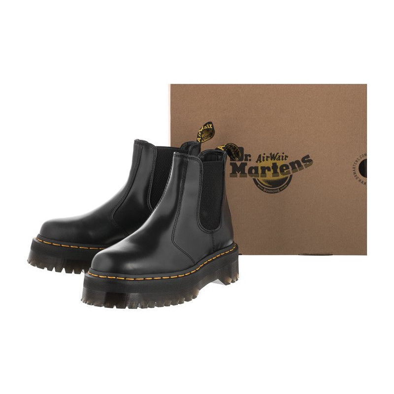 Dr. Martens 2976 Quad Black Polished Smooth 24687001 (DR35-a) batai
