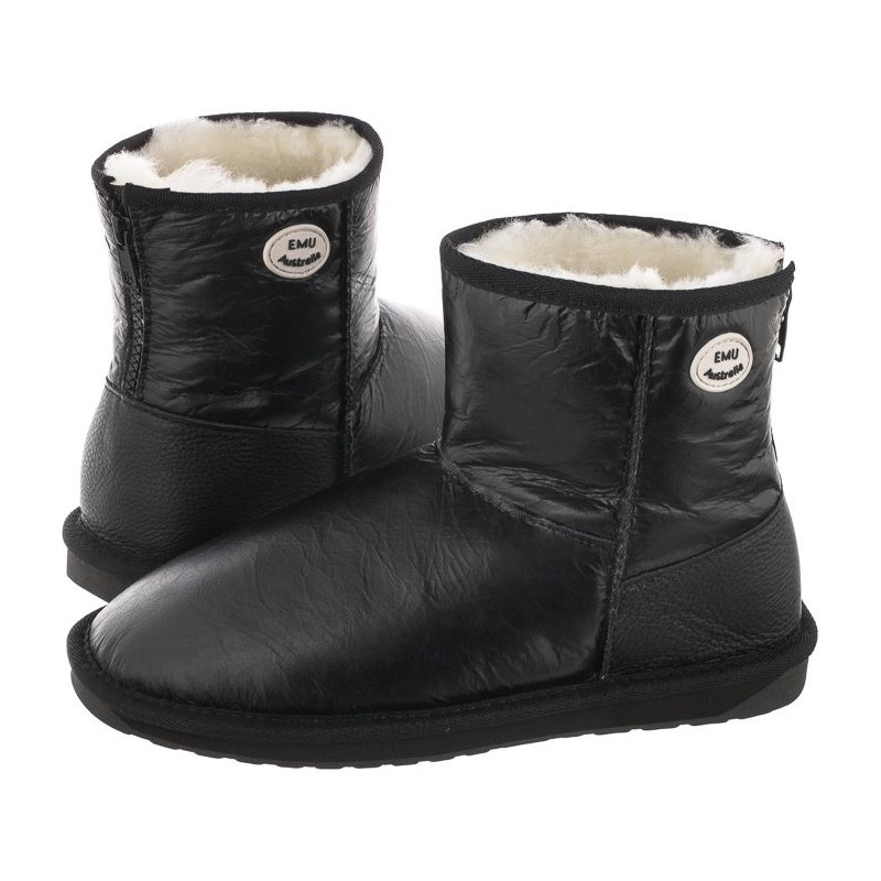 EMU Australia Stinger Mini Zip Black W12306 (EM352-a) kurpes