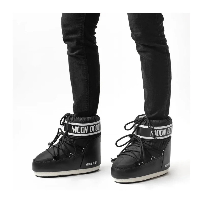 Moon Boot Icon Low Nylon Black 1409340 N001 (MB46-a) shoes