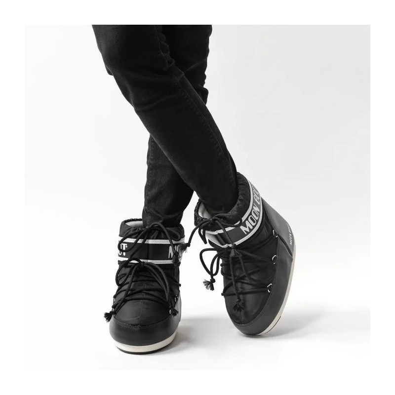 Moon Boot Icon Low Nylon Black 1409340 N001 (MB46-a) batai