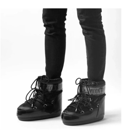 Moon Boot Icon Low Glance Black 1409350 N001 (MB47-a) kurpes