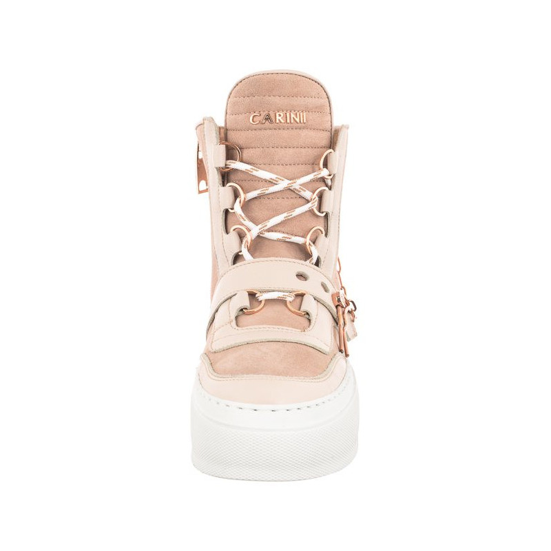 Carinii Beżowe B7051-R25-R30-000-E41 (CI570-a) kurpes