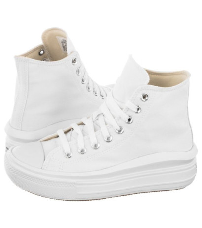 Converse CT All Star Move Hi White/Natural Ivory/Black 568498C (CO448-b) bateliai
