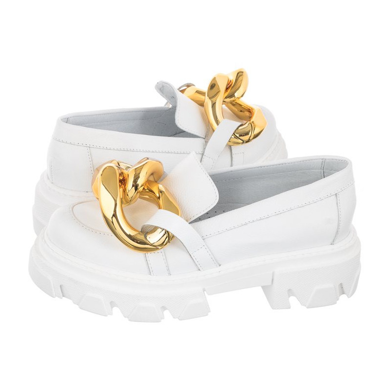 Carinii Białe B5976-I81-000-000-E33 (CI572-b) kurpes