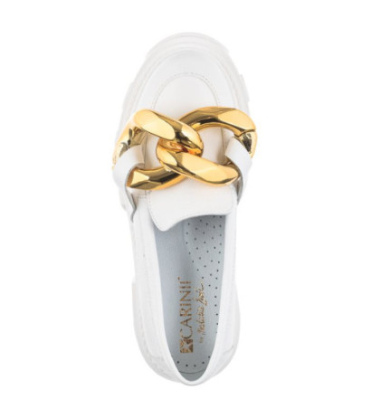 Carinii Białe B5976-I81-000-000-E33 (CI572-b) kurpes