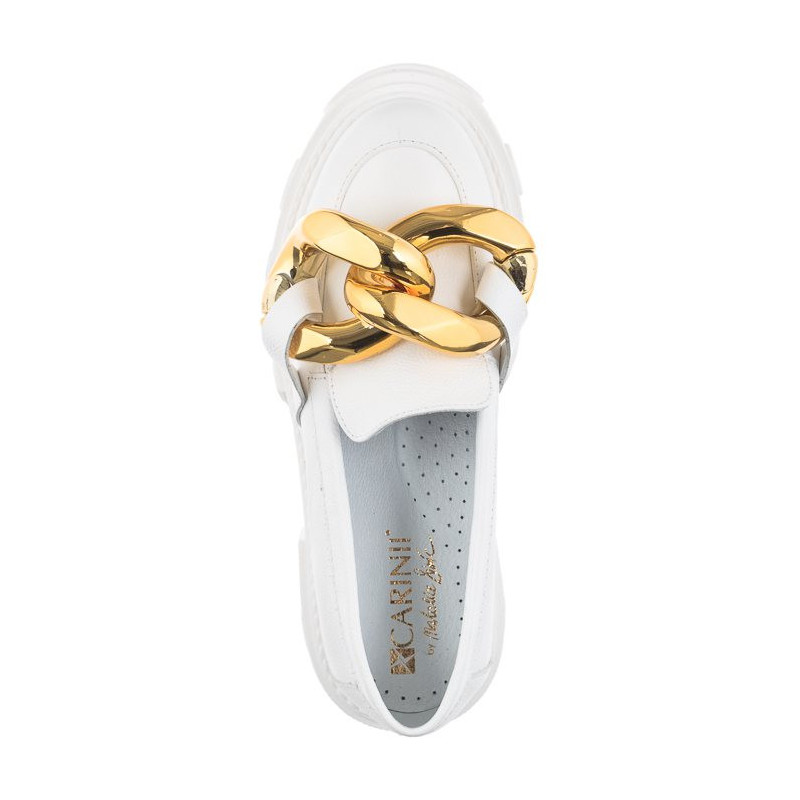 Carinii Białe B5976-I81-000-000-E33 (CI572-b) kurpes