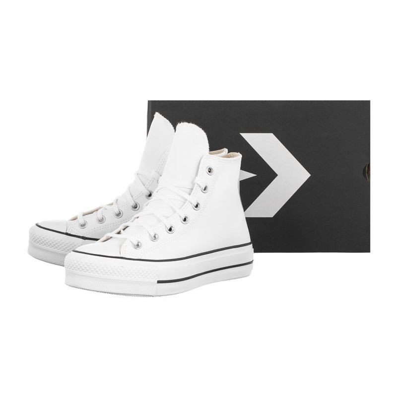 Converse CT All Star Lift Hi White/Black/White 561676C (CO446-b) apavi