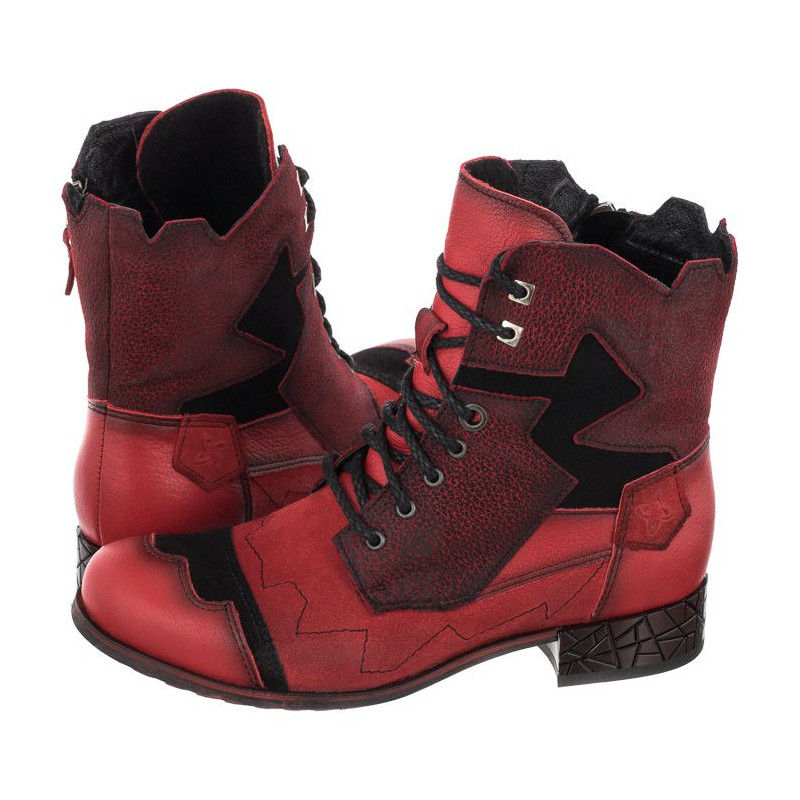 Maciejka Czerwone 04625-08/00-3 (MA635-d) batai