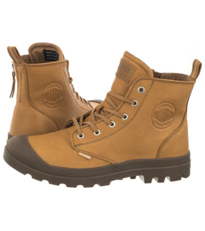 Palladium Pampa Zip Lth Ess Dear Brown 76888-252-M (PA64-d) boots