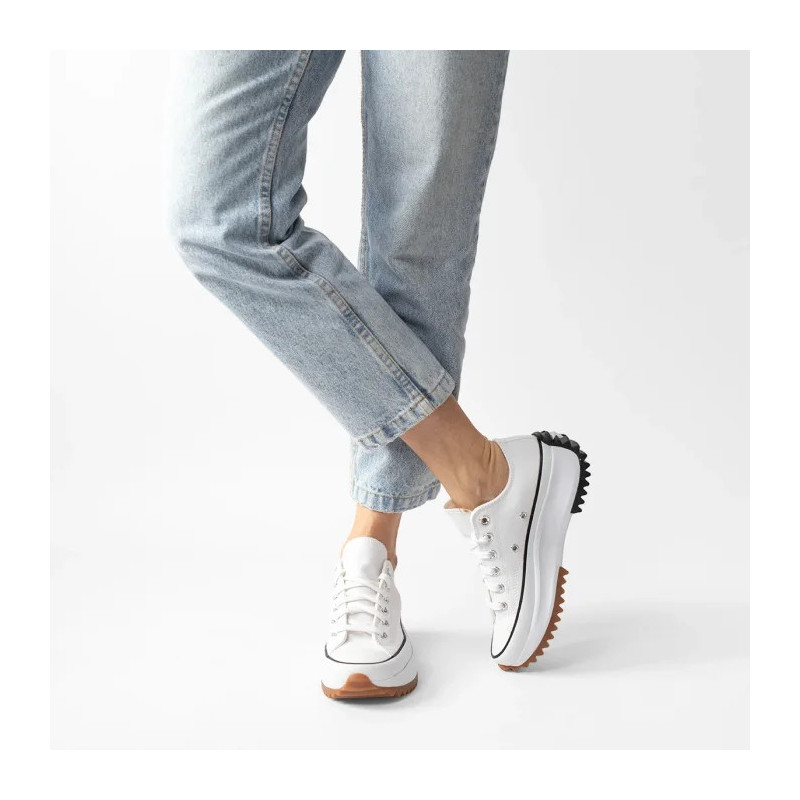 Converse Run Star Hike OX White/Black/Gum 168817C (CO460-a) sportiniai bateliai