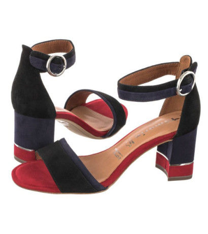 Tamaris Czarne 1-28379-26 095 Blk Suede Comb (TM311-a) bateliai