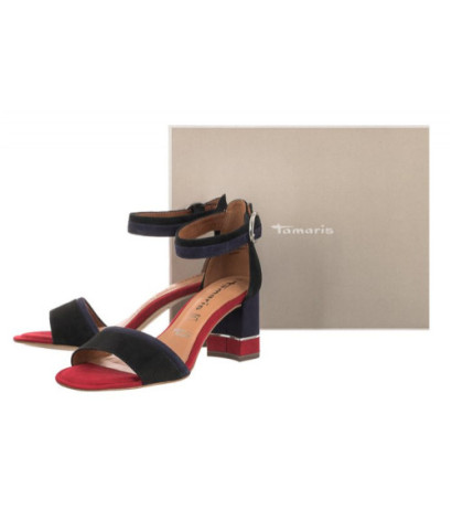 Tamaris Czarne 1-28379-26 095 Blk Suede Comb (TM311-a) bateliai