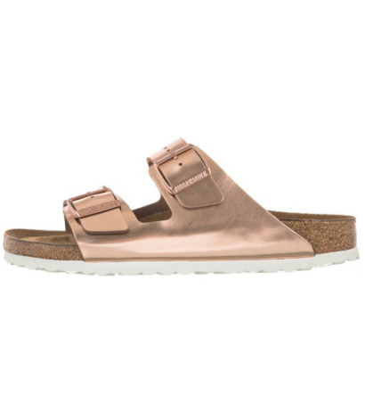 Birkenstock Arizona BS Soft Footbed Metallic Copper 0952093 (BK145-a) Moteriški batai/šlepetės
