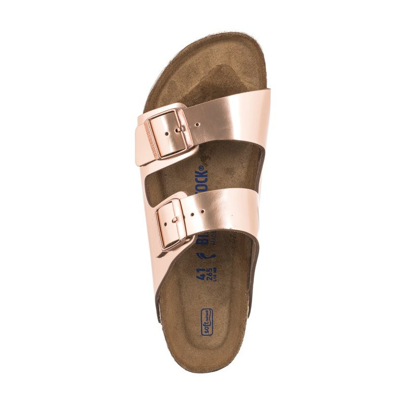Birkenstock Arizona BS Soft Footbed Metallic Copper 0952093 (BK145-a) Women's Shoes/Flip Flops