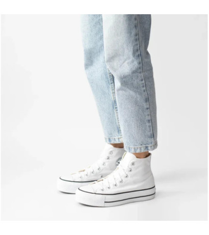 Converse CT All Star Lift Hi White/Black 560846C (CO468-a) apavi