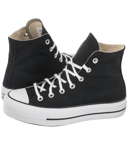 Converse CT All Star Lift Hi Black/White 560845C (CO468-b) apavi