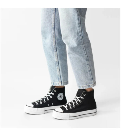 Converse CT All Star Lift Hi Black/White 560845C (CO468-b) kingad