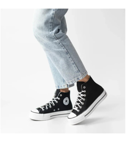 Converse CT All Star Lift Hi Black/White 560845C (CO468-b) bateliai