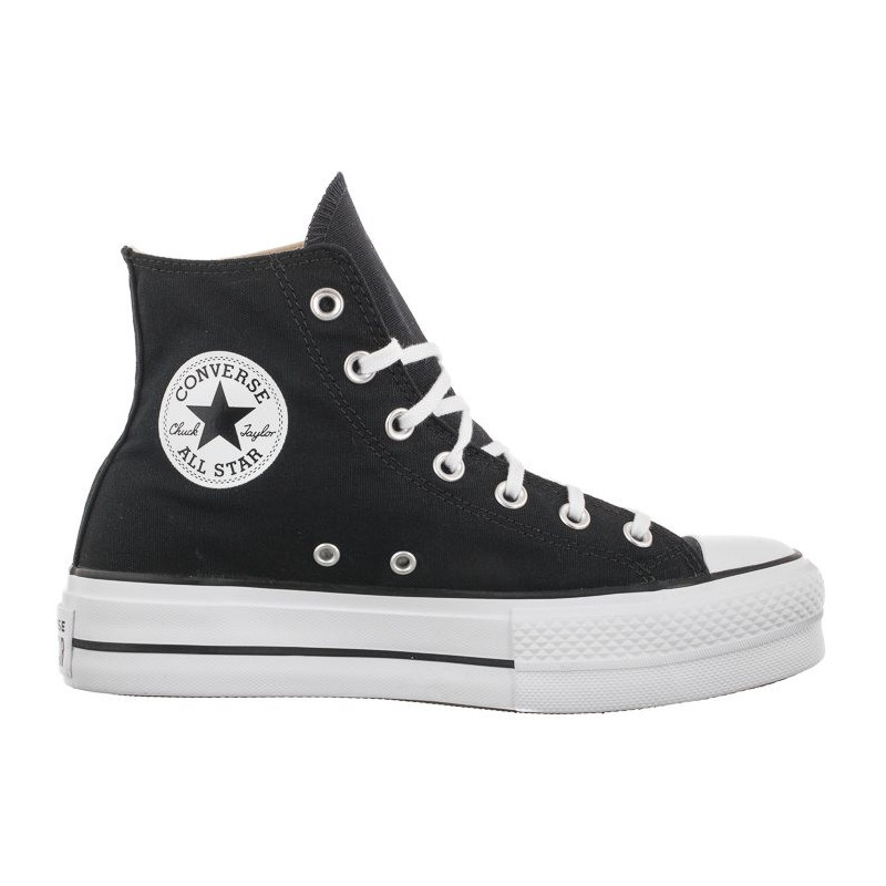Converse CT All Star Lift Hi Black/White 560845C (CO468-b) apavi