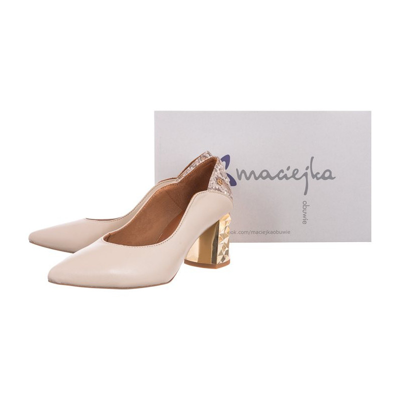 Maciejka Beżowe 05042-04/00-1 (MA719-a) kurpes