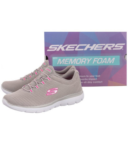 Skechers Summits Gray/Hot Pink 12985/GYHP (SK81-b) sports Shoes