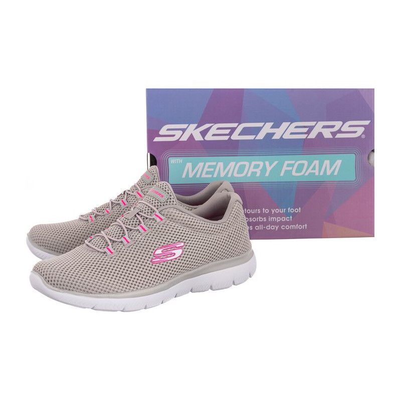 Skechers Summits Gray/Hot Pink 12985/GYHP (SK81-b) sporta apavi