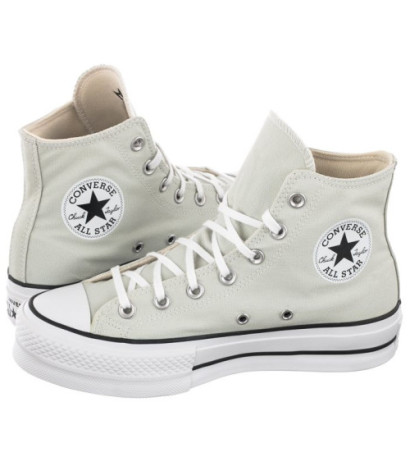 Converse CT All Star Lift Hi Light Silver/Black/White 572720C (CO468-c) bateliai