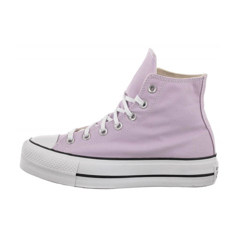 Converse CT All Star Lift Hi Pale Amethyst/White/Black A01178C (CO468-d) bateliai