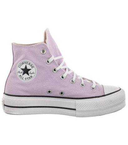 Converse CT All Star Lift Hi Pale Amethyst/White/Black A01178C (CO468-d) shoes
