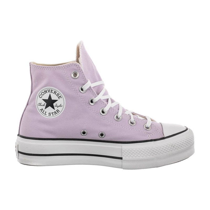 Converse CT All Star Lift Hi Pale Amethyst/White/Black A01178C (CO468-d) bateliai