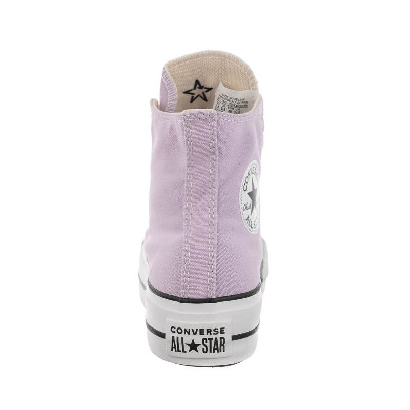 Converse CT All Star Lift Hi Pale Amethyst/White/Black A01178C (CO468-d) apavi