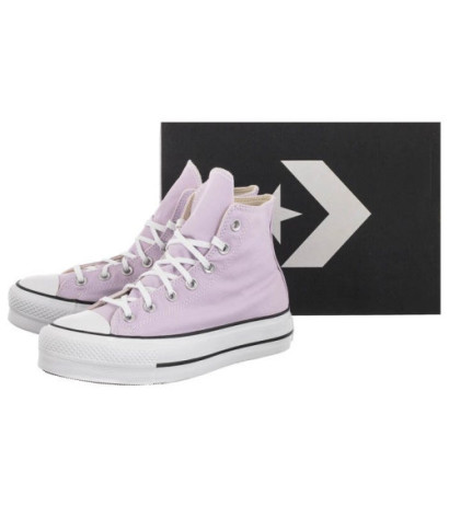 Converse CT All Star Lift Hi Pale Amethyst/White/Black A01178C (CO468-d) shoes