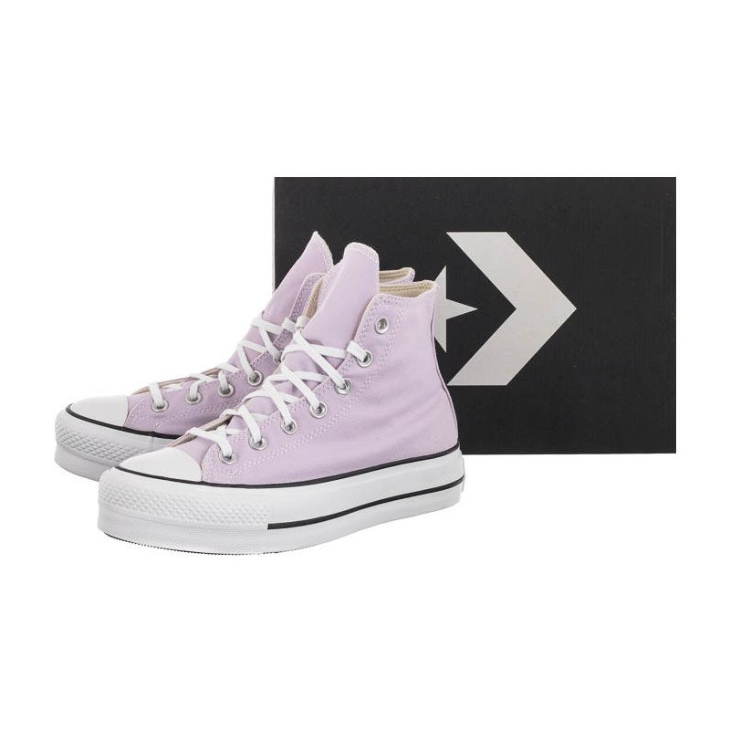 Converse CT All Star Lift Hi Pale Amethyst/White/Black A01178C (CO468-d) apavi