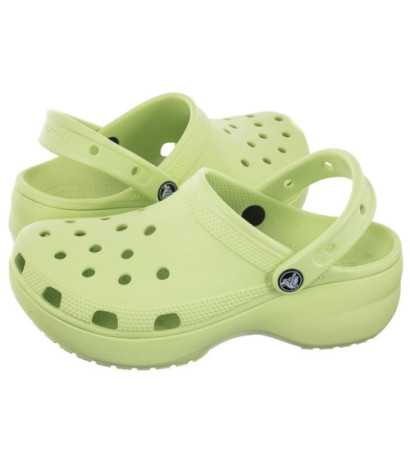 Crocs Classic Platform Clog W Celery 206750-335 (CR211-b) Women's Shoes/Flip Flops