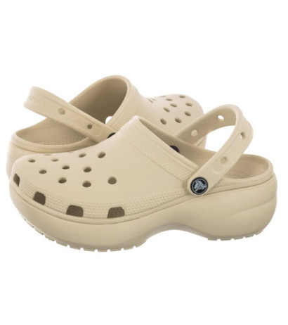 Crocs Classic Platform Clog W Bone 206750-2Y2 (CR211-e) Women's Shoes/Flip Flops