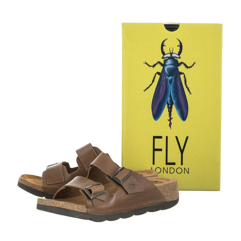 FLY London Caja Bridle Camel P144721005 (FL344-b) Sieviešu apavi/Flip Flops