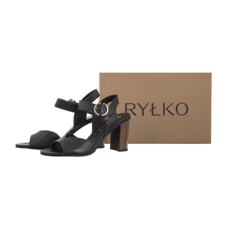 Ryłko Czarne 9HFR4_T4 _9SC (RY294-f) shoes