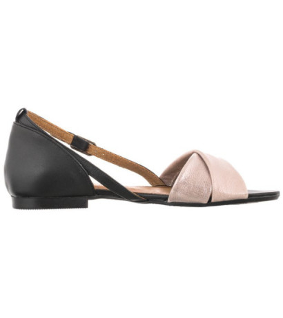 Maciejka Czarne/Różowe 04614-15/00-5 (MA732-a) sandales